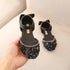 Crystal Bowknot Princess Sandal - Priority Shipping Sandals Little Palace Store 13 Black
